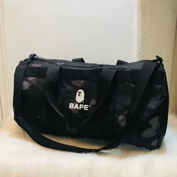 Bape Other - Bape Black Camo Duffel Bag